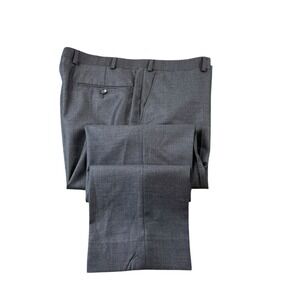 Suit Supply Gray Brescia Vitale Barberis Perennial Wool Trouser Size 38x30